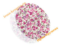 Термозаплатки 7х8,5см 2шт цв. цветок мелкий розовый