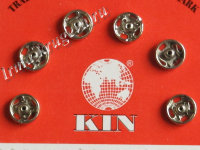 Кнопки №0 металл. серые 6 мм Koh-i-noor 6 шт  