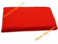 Подушка красная бархатная 21 х 31 см (толщина 2 см)  