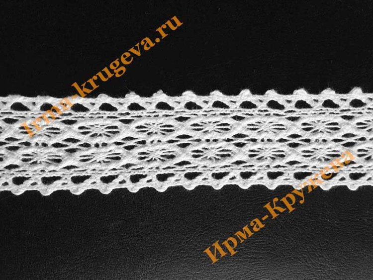 Кружево хлопковое плетеное ХП3,5-02а (шир.3,5см)(1метр)      