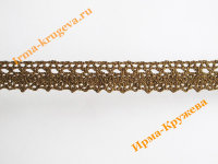 Кружево хлопковое плетеное Х1,5-10 (шир.1,5см)(1метр) 