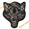 Термоаппликация "Волк с зелеными глазами" 8х9,5см 