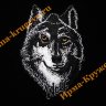 Термоаппликация "Волк с желтыми глазами Wolf" 7х10,5см