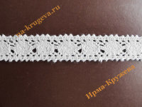Кружево хлопковое плетеное ХП2-02 (шир.2 см)(1метр)             
